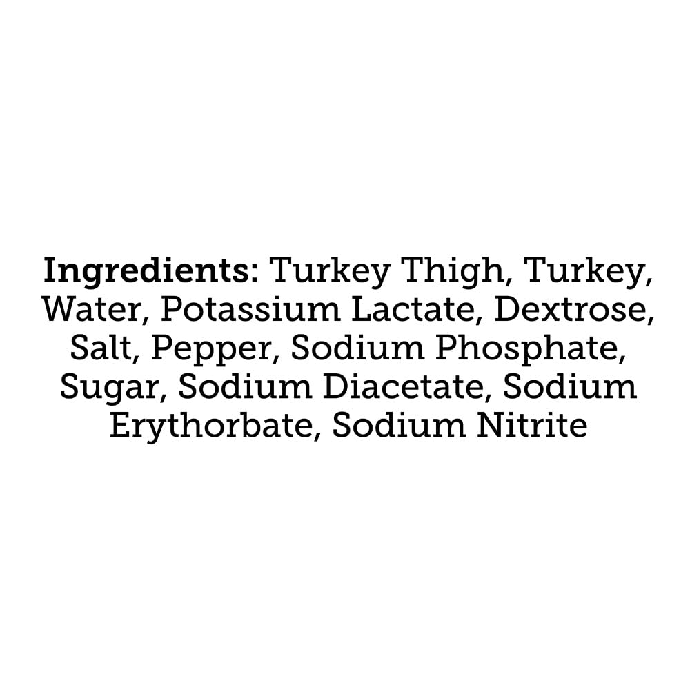 Godshall's 12oz Peppered Turkey Bacon, 6-pack - Delicious, High-Protein Bacon Alternative, Perfect for Breakfast and Snacks
