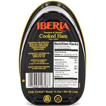 Iberia Boneless & Skinless Cooked Ham, 16 Oz