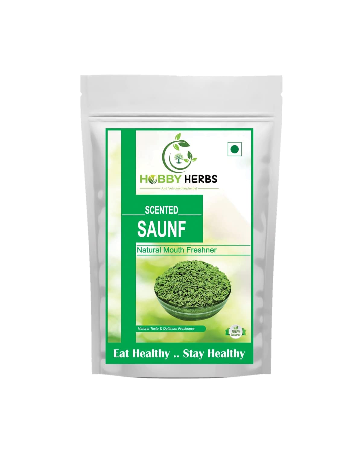 Hobby Herbs Saunf 200g | Barik Saunf | Fennel Seeds | Mouth Freshner Saunf_Packing May Vary