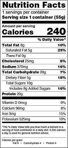 FlapJacked Mighty Muffins, Gluten-Free Chocolate Peanut Butter, 1.94 Ounce (Pack of 12)