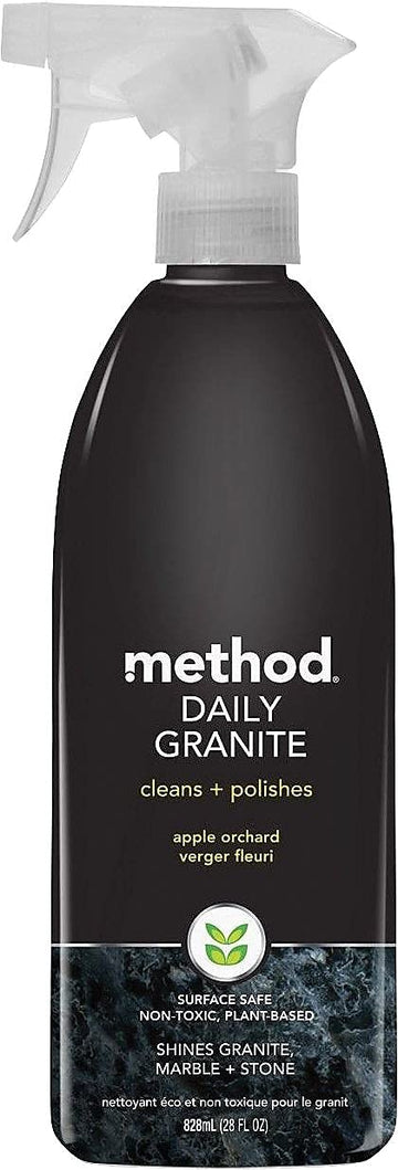 Method 00065 Daily Granite Cleaner Apple Orchard Scent 28 Oz Spray Bottle