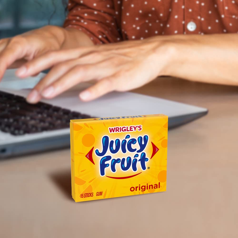 Juicy Fruit Gum Original Chewing Gum, 45 Ct