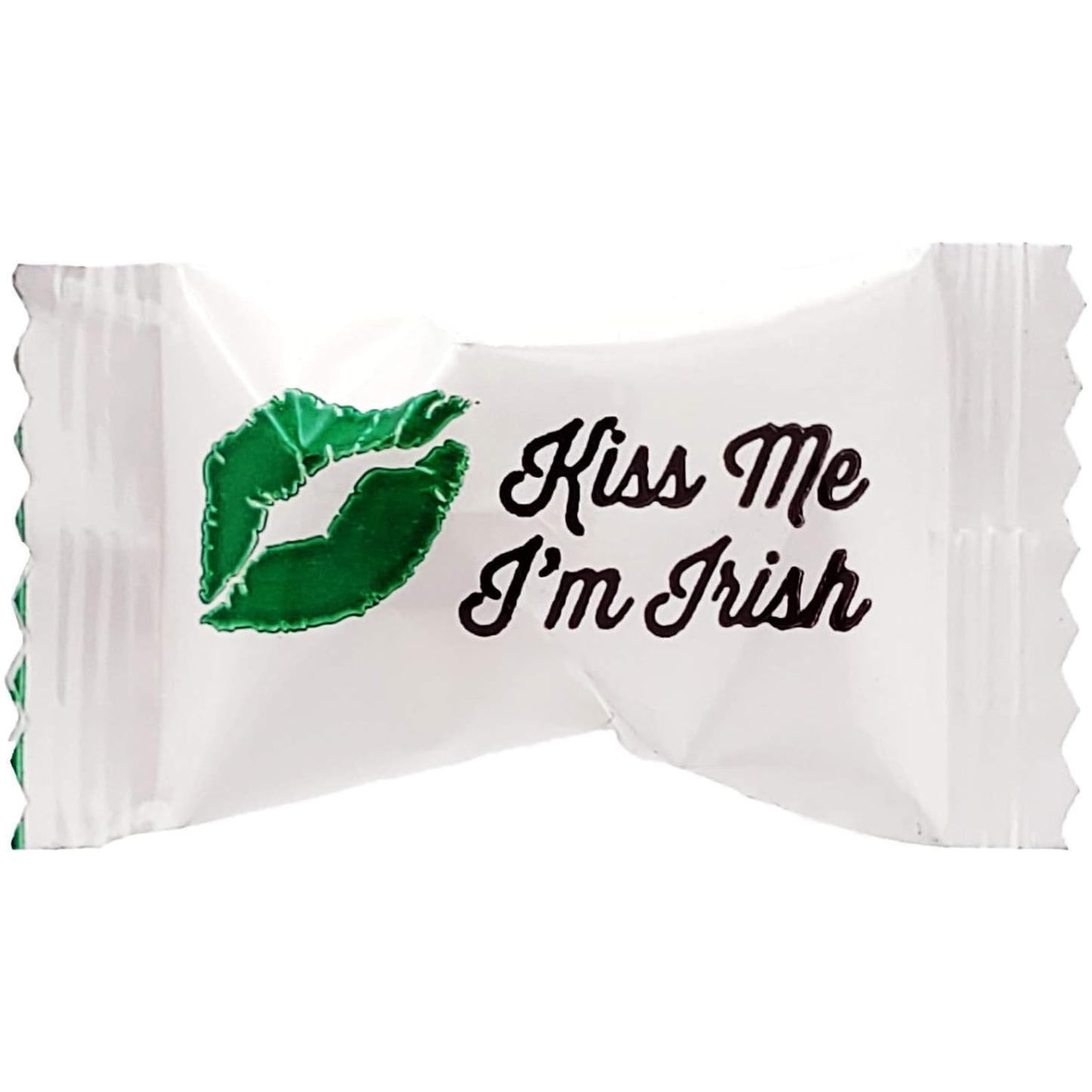 The Dreidel Company St. Patricks Irish Buttermints, Fat-Free Mint Candies, 100 Count, Green Leprechaun Design