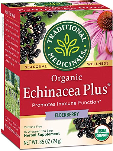 Traditional Medicinals Tea Echinacea Elder Or
