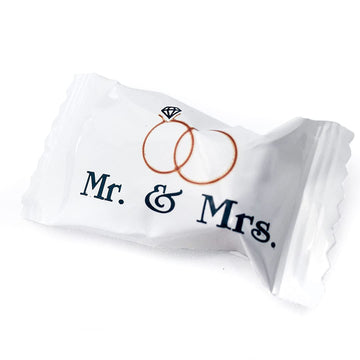 Buttermints - 13 Oz. Bag - Approximately 100 Individually Wrapped Mints (Mr. And Mrs.)