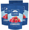 Thousand Lakes Freeze Dried Fruit - Strawberries 4-Pack 1.2 Ounces (4.8 Ounces Total) | No Sugar Added | 100% Sliced Strawberrie
