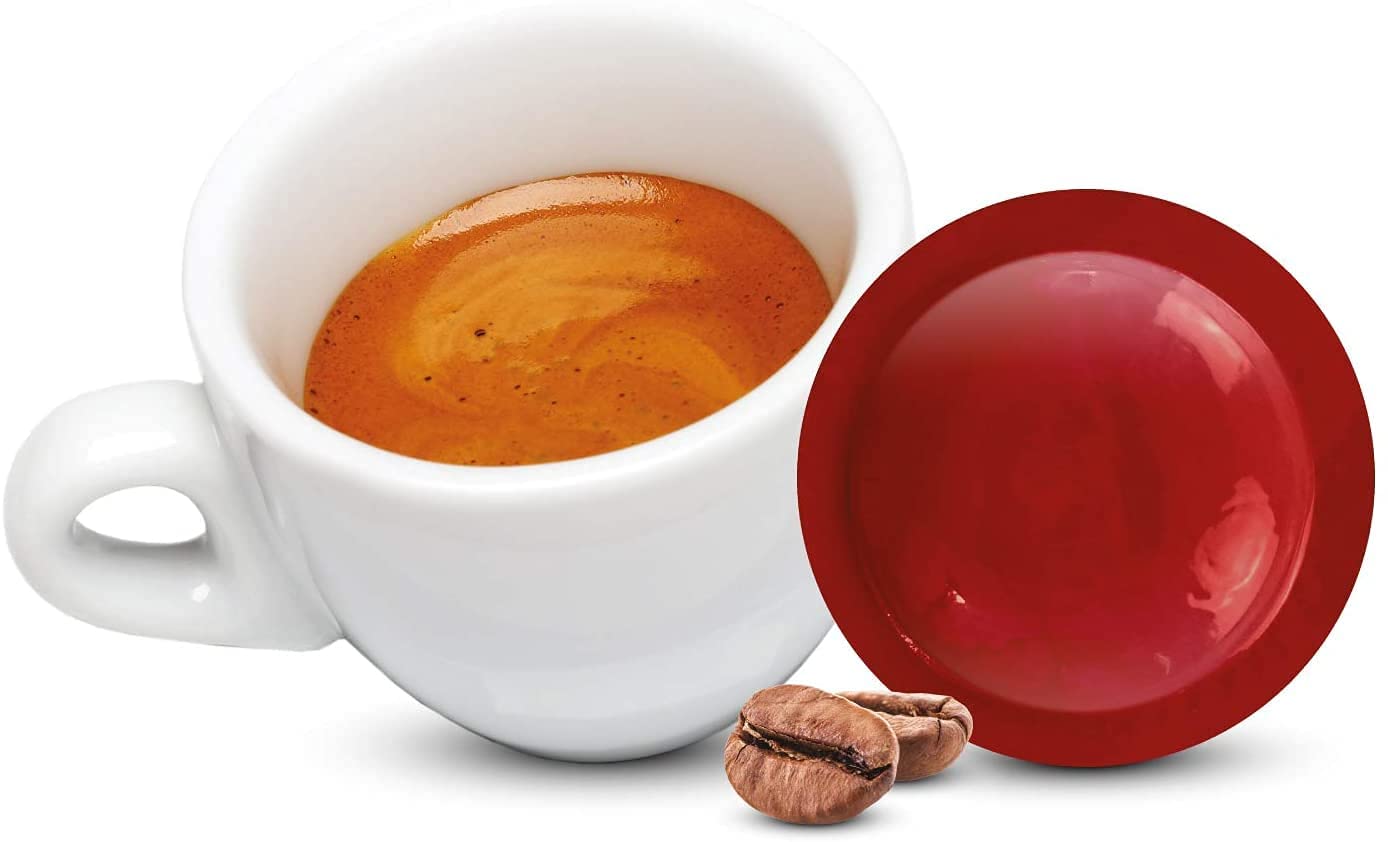 DELICITALY Italian Coffee Pods for Nespresso PRO Machines - 100 Count Cremoso, Compatible with Zenius, Gemini, Momento, Not Vertuo