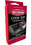 Weiman Cook Top Scrubbing Pads - Gently Clean And Remove Burned-On Food From All Smooth Top And Glass Cooktop Ranges, 3 Reusable