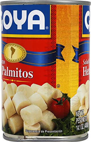 Goya Foods Salad Cut Hearts Of Palm (Palmitos), 14-Ounce (Pack Of 12)