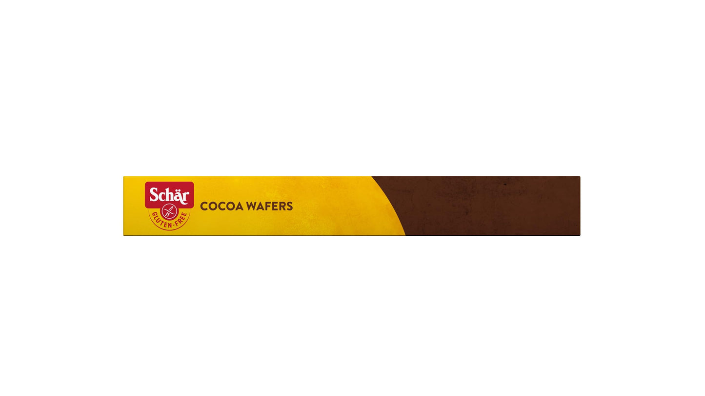 Schr Gluten-Free Cocoa Wafers, 4.4Oz, 12-Pack - Crisp Layers With Creamy Cocoa Filling, Non-Gmo, No Preservatives, Perfect Snack