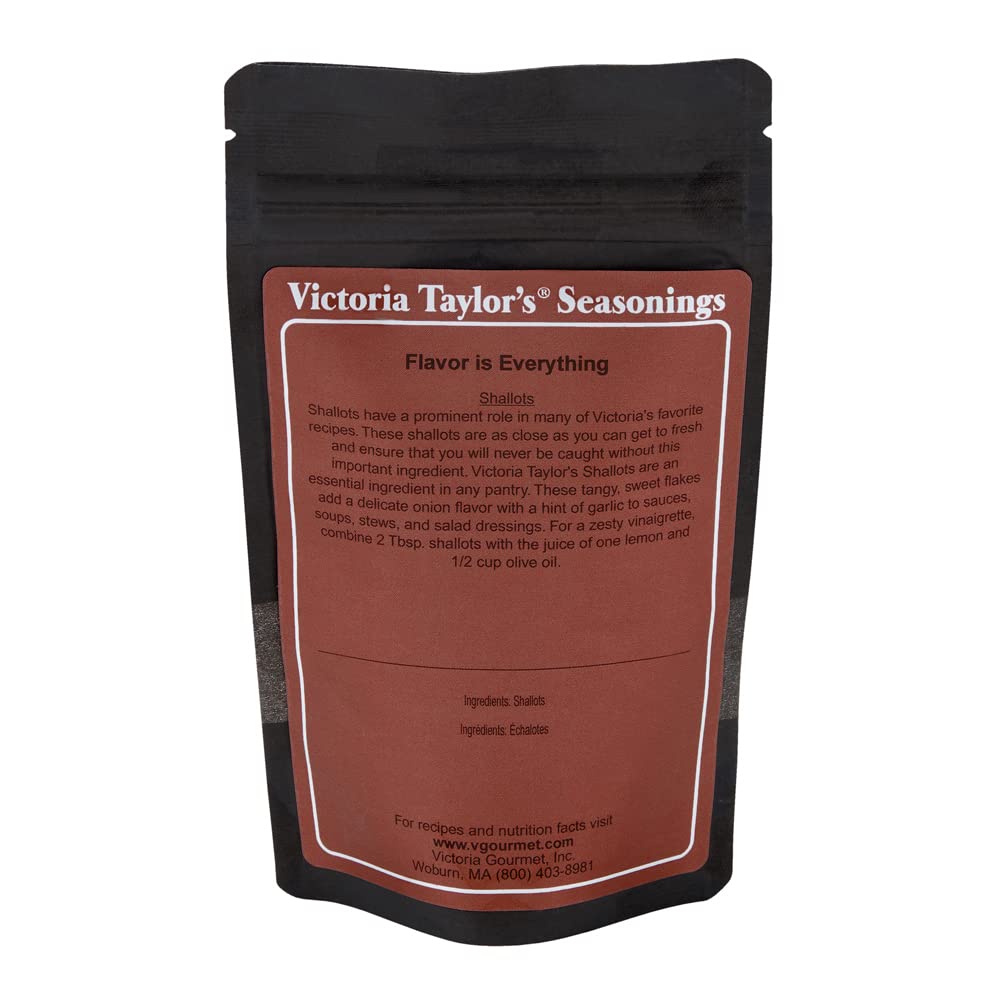 Shallots- Ready To Use Dried Shallots For Salads, Dips, Soups Or Any Recipe That Calls For Fresh Onions Or Shallots. (.9 Ounce P