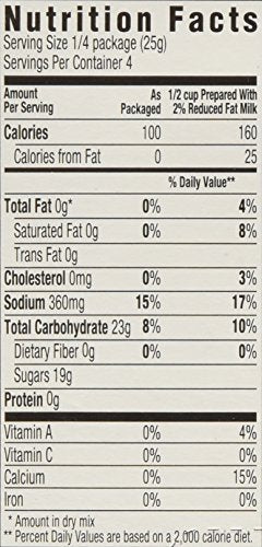 Jell-O Instant Pudding & Pie Filling, White Chocolate, 3.3-Ounce Boxes (Pack Of 4)