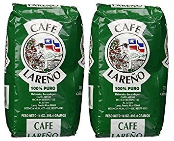 Caf Lareo Ground Coffee Puerto Rican Coffee 2 Bags Of 14Oz. Each