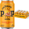 Culture Pop Soda Probiotic Low Sugar Soda - Sparkling Probiotic Drink Soda For Gut - Seltzer, Soda Pop & Sparkling Juice Alternative - Non-Gmo, Kosher, Gluten-Free & No Stevia (Pack Of 12)