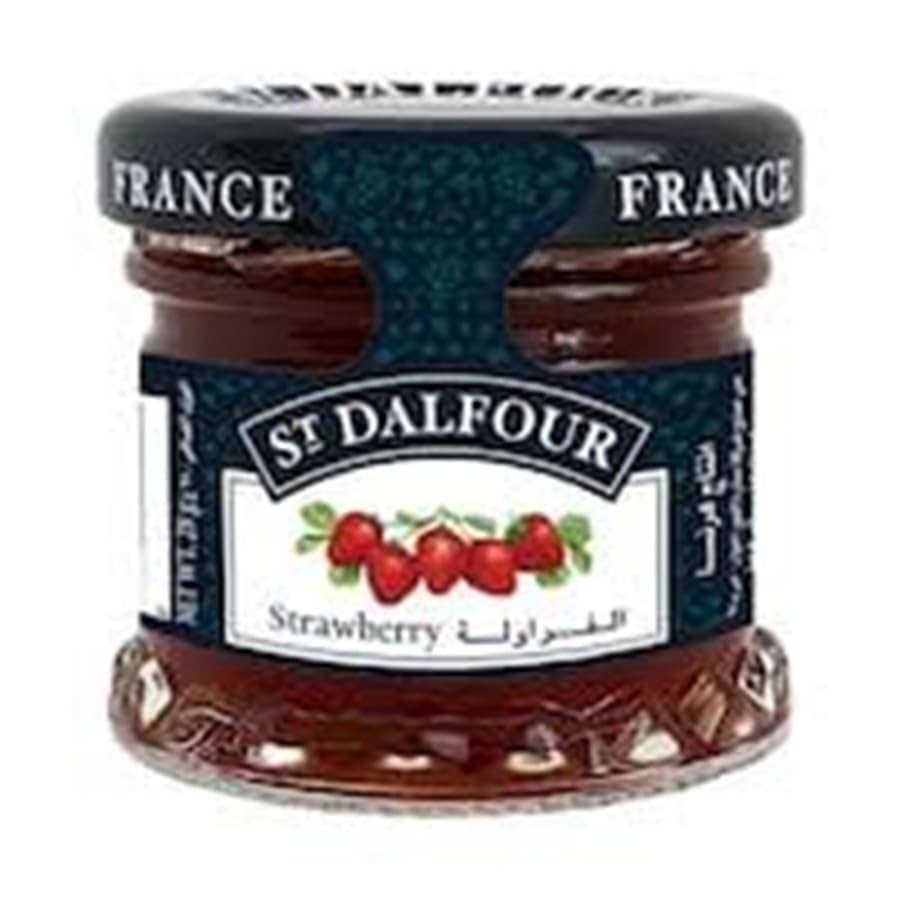 St. Dalfour Red Raspberry Fruit Spread - 10oz - 100% from Fruit No Artificial Ingredients Non-GMO No Cane Sugars All Natural Made in France