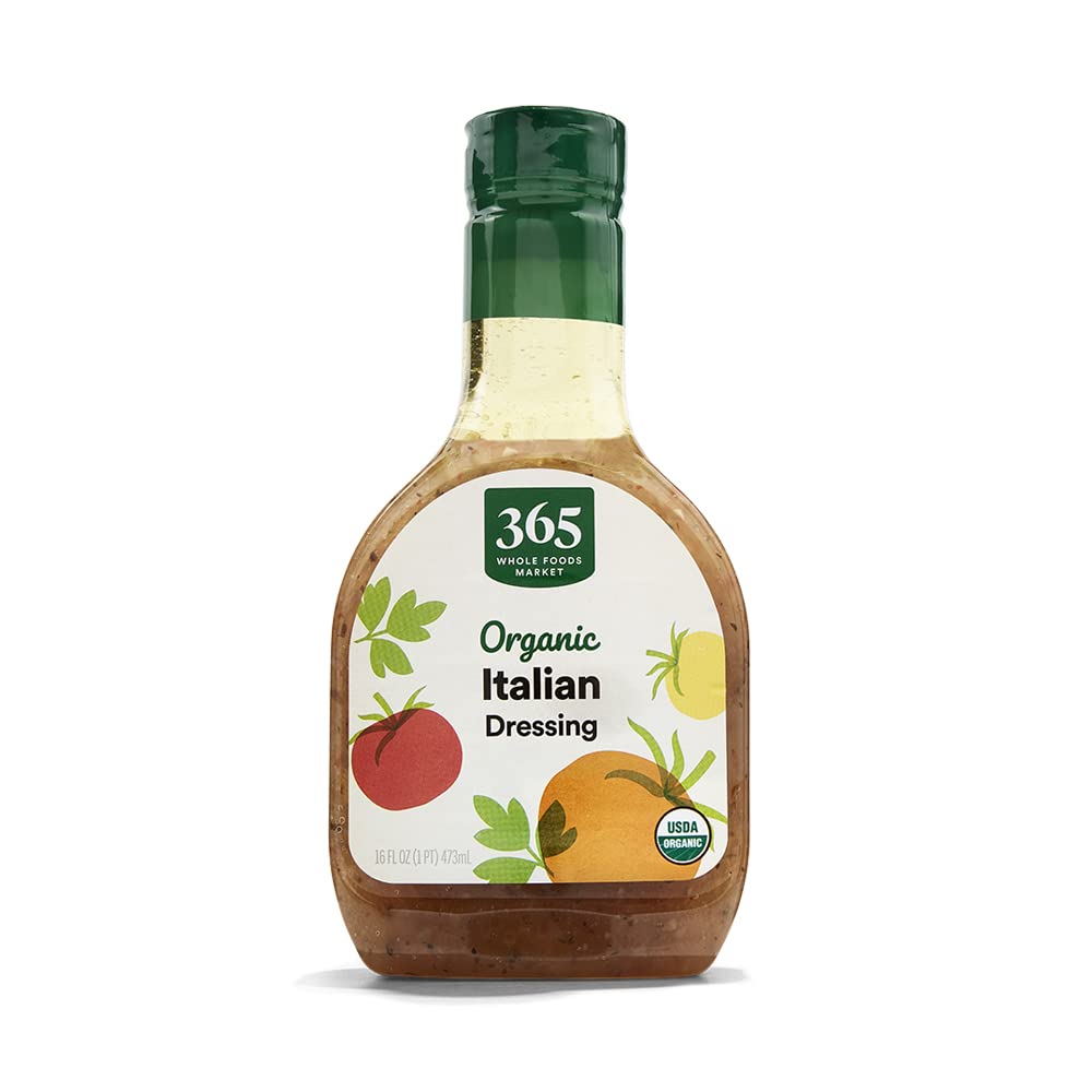 365 by Whole Foods Market Organic Italian Dressing, 16 Fl Oz, Pack of 1
