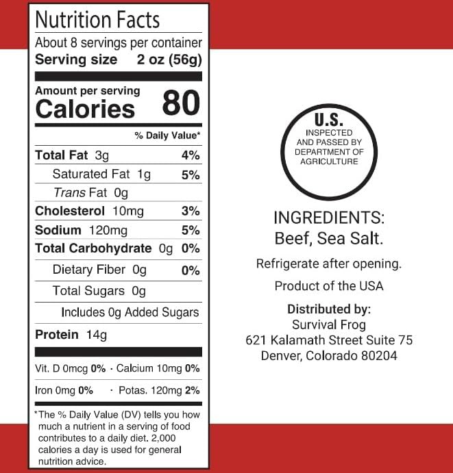 Survival Fresh Mixed Canned Meat - All Natural Canned Meat 4 Beef, 4 Chicken, 4 Ground Beef - Emergency Survival Meal 14.5Oz Sma
