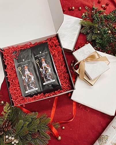 St. Nicholas Christmas Blend (Ground) 12 ounces Catholic Coffee, Heavenly Roasts Ground Coffee