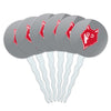 Newberry College Secondary Logo Cupcake Picks Toppers Decoration Set of 6