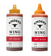 Kinders Marinades, BBQ, Dipping & Wing Sauces - 2 bottles (Sour & Teriyaki Wing Variety 15.5oz)