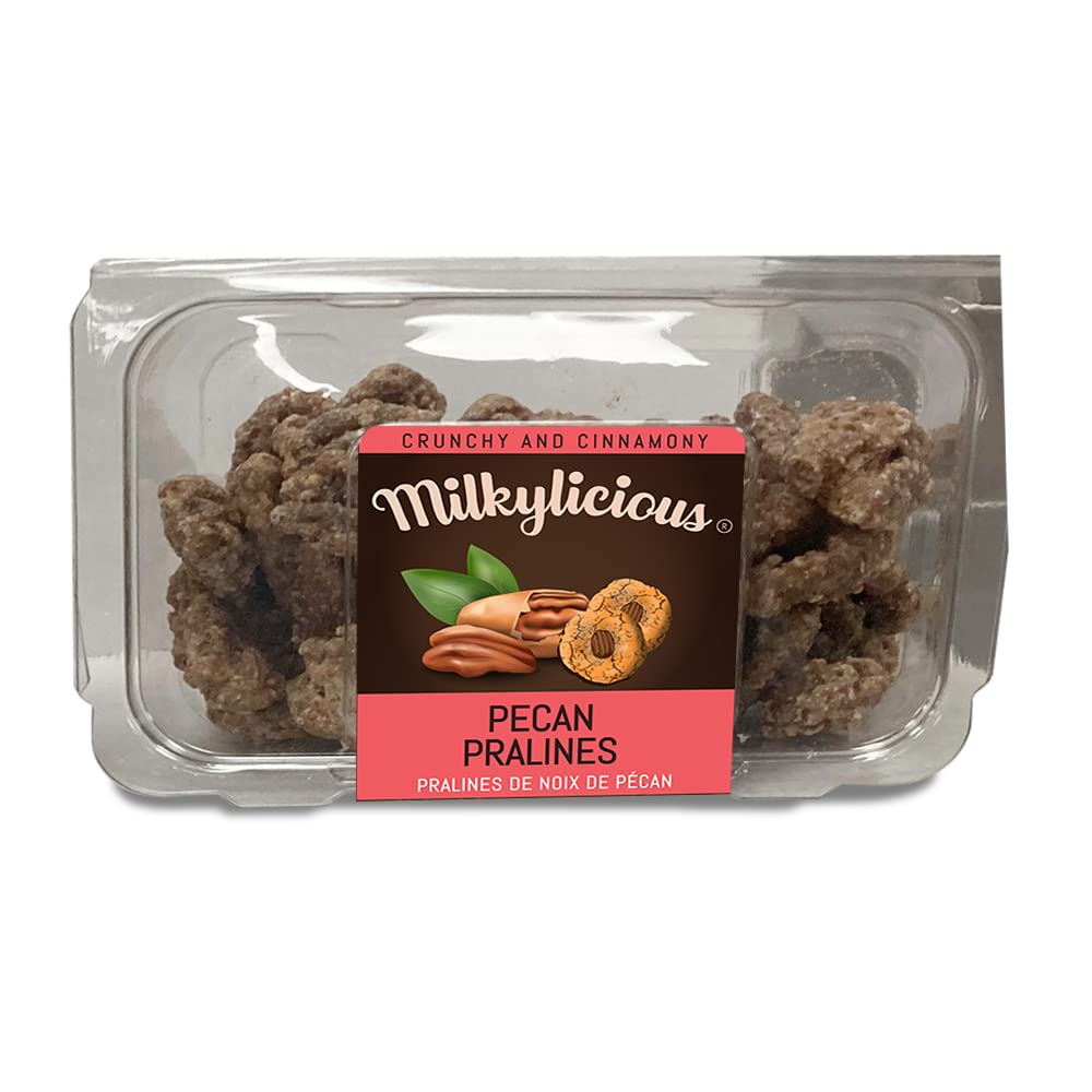 Milkylicious Pecan Praline Treats | 6 oz Healthy Candied Snack | Handmade Indulgence