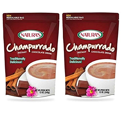 Naturas Champurrado Chocolate Instantaneo 2 PACK 340 gr. c/u | Instant Chocolate Drink 2 PACK 12. oz. each.