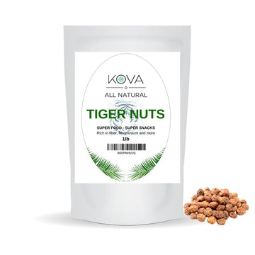 Kovafood Whole Organic Tiger Nuts (16Oz) Super Food. Sundried I Tigernuts I Very Rich In Fiber And Vitamins | Rich Moisture Cont