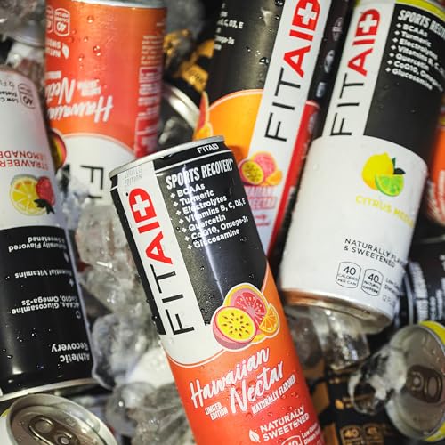 Fitaid Recovery Blend, Variety Pack, Bcaas, Glucosamine, Electrolytes, Omega-3S, Green Tea, 100% Clean, Paleo, Vegan & Gluten-Fr