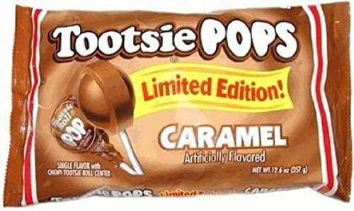Caramel And Chocolate Tootsie Pops Limited Edition 2-Pack Flavor Bundle, 1 Pounds