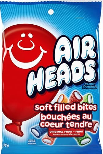 Airheads Fruit Bites Candy, Assorted Flavors, 2.8 Oz Bags, 3 Bags | Great For Parties, Candy Gift Bag | Flavors -Blue Raspberry,