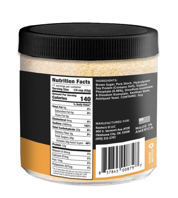 Kosmos Q Original Bbq Pork Injection - 16 Oz Injection Marinade For Pulled Pork, Brisket, Chops, Ribs & Tenderloin - Barbecue Se