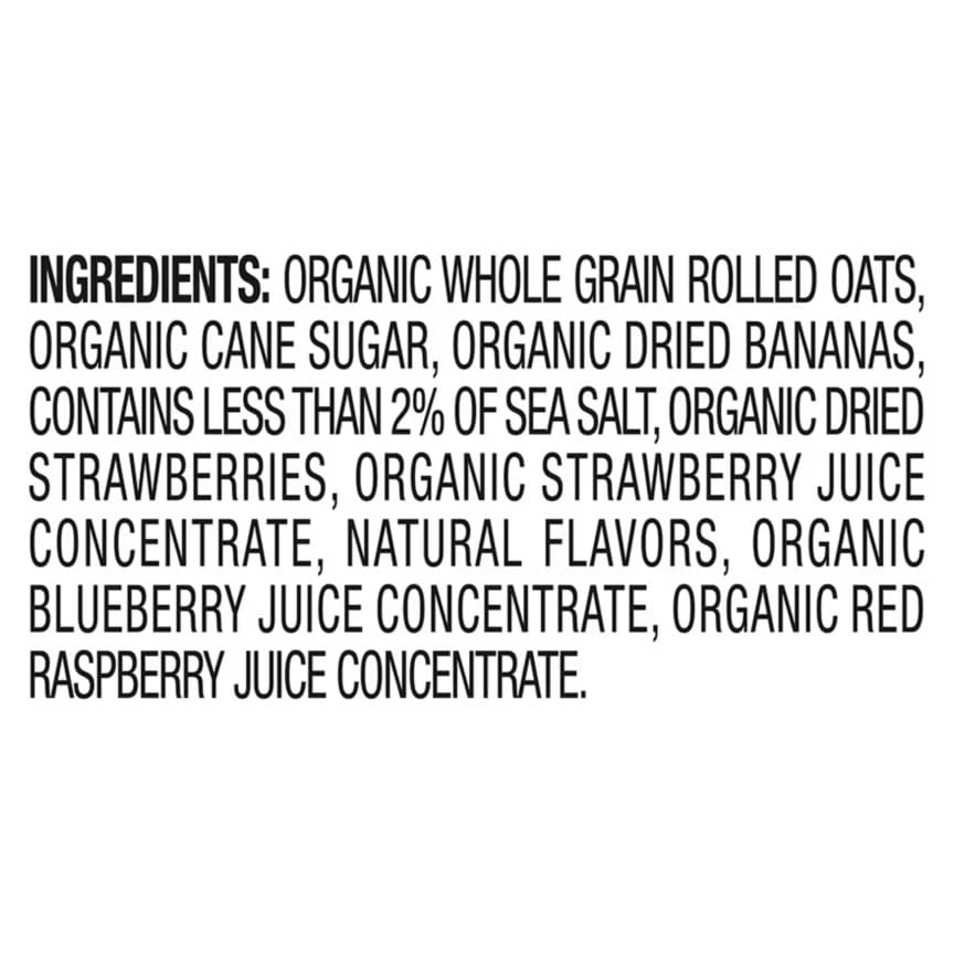 Simply Nature Organic Instant Oatmeal Packets (2 Boxes, Banana Strawberry)