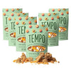 TEMPO GRANOLA Apricot Coconut Almond Granola Clusters (6 Pack) Gluten Free Oats, High Protein, Low Sugar, Vegan, Dairy Free, Soy