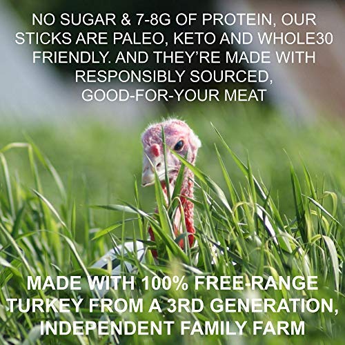 Sogo Snacks Jalapeño Turkey Snacks, No Sugar, Low Carb, Gluten Free, 1 Ounce (Pack of 24)