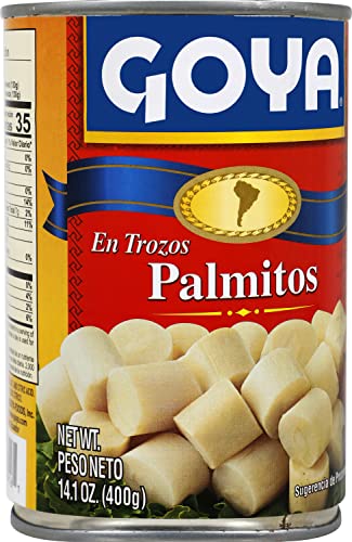 Goya Foods Salad Cut Hearts Of Palm (Palmitos), 14-Ounce (Pack Of 12)