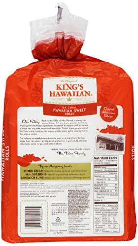 King's Hawaiian Original Hawaiian Sweet Rolls 12 CT (Pack of 12)