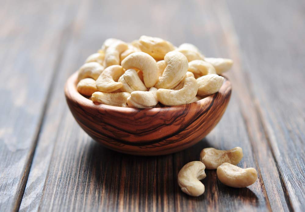 Raw Whole Unsalted Cashews 48Oz (3 Lb) 100% Natural | No Chemicals | Batch Tested Gluten & Peanut Free | Non-Gmo | Keto And Pale