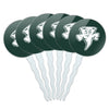 Lake Erie College Secondary Logo Cupcake Picks Toppers Decoration Set of 6