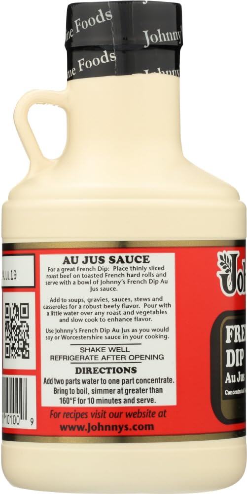 Johnny'S French Dip Concentrated Au Jus Sauce, 8-Ounce Jugs (Pack Of 3)
