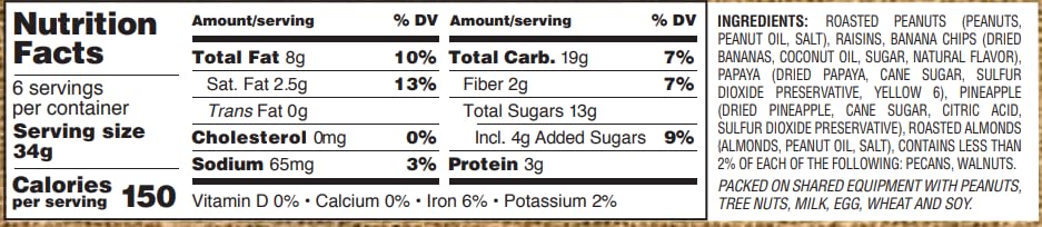 Gurley'S Golden Recipe California Trail Mix, Premium Blend, 6 Oz (Pack Of 8)