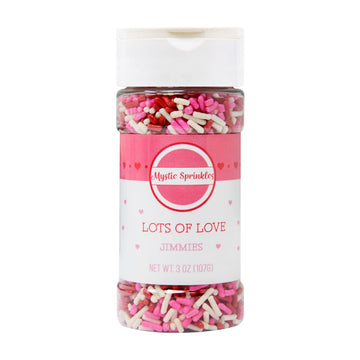 Mystic Sprinkles Lots Of Love Valentines Jimmies 3Oz Bottle
