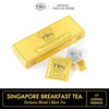 TWG Tea | Singapore Breakfast Tea | Black Tea & Green Tea | Vanilla & Spices | 15 Hand Sewn Cotton Tea Bags| Gift Set