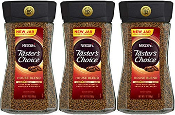 Nescafe Tasters Choice House Blend (light-medium) Instant Coffee Net Wt 12 Oz( 3 Pack)