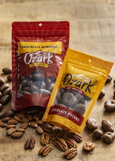 Ozark Nut Roasters Chocolate Coated Blueberries & Candied Peanuts, Gourmet Snack Nuts, Resealable Pack, 14 oz