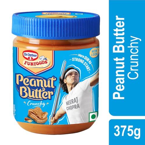Dr. Oetker Funfoods Peanut Butter Crunchy 375G, Crunchy