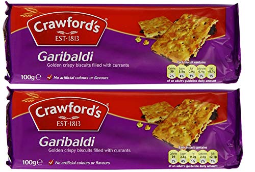 Crawfords Garibaldi Biscuits, 100 Gram (Pack of 12)Two pack