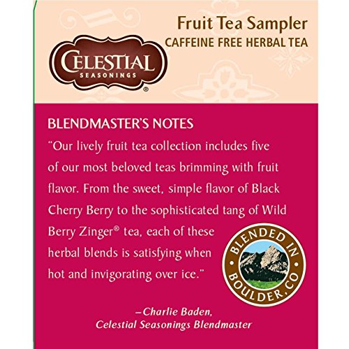 Celestial Seasonings Fruit Tea Sampler, 18 Count (Pack Of 2)
