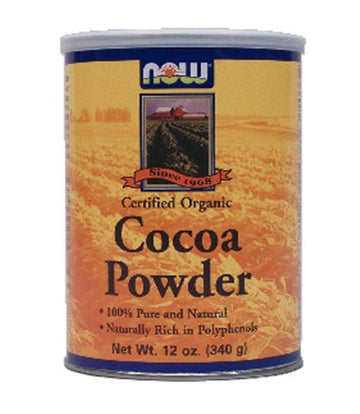 Now Foods Organic Cocoa Powder, 12 oz ( Multi-Pack)