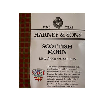 Harney & Sons Scottish Morn Black Tea (50 Ct Sachet Bag)