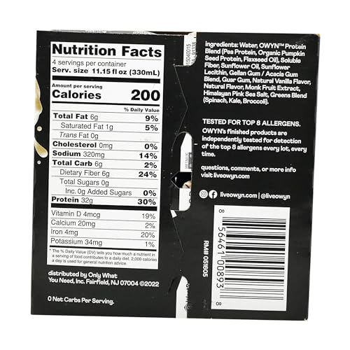 Owyn advanced Prtn Rtd 4Pk Vnla 44.6 FO
